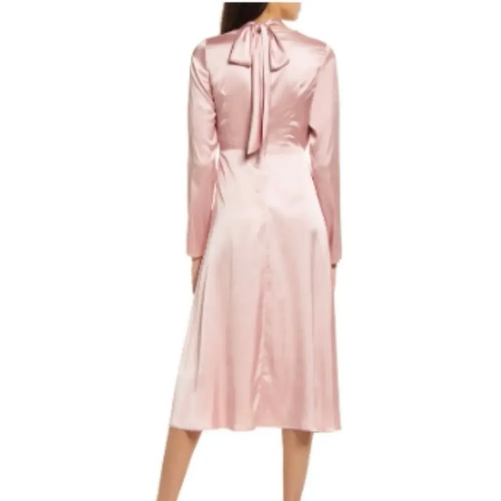 Area Stars Pink Satin Dress M - Picture 2 of 8